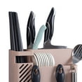 thumbnail image 2 of Wall Cutlery Holder Multifunctional Wall Mounted Chopsticks Drying Rack for Home Kitchen, 2 of 5