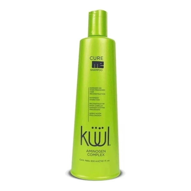Shampoo Kuul Recostructor De Cabello Extra Dañado Y Procesado Hidratacion Profunda Y Prolongada Regeneracion Total Kuul Cure Me
