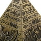thumbnail image 3 of Bewildely Estatua de pirámides de metal: agregue encanto a su hogar con un estilo único adecuado para cualquier ocasión como regalo Almacenamiento y organización del hogar latón antiguo, 3 of 6