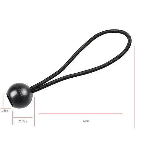 

RANMEI 10Pcs Plastic Ball Bungee Cord Tie Down Strap Canopy Tent Accessories