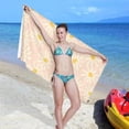 thumbnail image 7 of Dreamtimes Cartoon Cute Flowers Beach Towel Fast Drying Extra Large Sand Free Lightweight Beach Towel Blanket for Swimming,Camping,Picnic,Yoga Gym Sports,30"x60", 7 of 7
