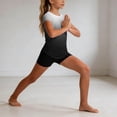 thumbnail image 6 of hengsof Athletic Shirts for Girls Short Sleeve Active T Shirts Sports Crewneck Dry Fit Tops Kids Teens Gym Workout Summer Tee, 6 of 8