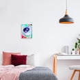 thumbnail image 3 of Stupell Industries Disco Ball on Graffiti Abstract Painting White Framed Art Print Wall Art, 11 x 14, 3 of 9