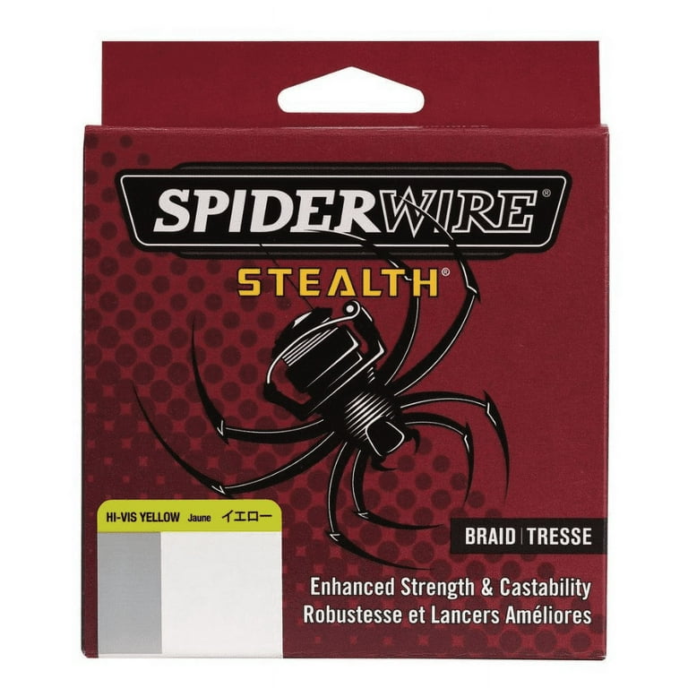 SpiderWire Stealth® Superline, Hi-Vis Yellow, 40lb