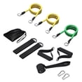 thumbnail image 4 of Bandas de resistencia Bandas de ejercicio elástico Carabinadores de estiramiento para hombres Mujeres Calistenias Pilates con manijas de espuma:, 4 of 8