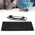 thumbnail image 4 of Mechanical USB Keyboard, Wired HUB Function Support Wired Computer Keyboard Water Resistant Ergonomic  for Notebook, 4 of 7