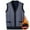 Gray, variant on Oplxuo Winter Sweater Vest for Men Button Down V Neck Sleeveless Cardigans Fleece Lined Knitted Warm Waistcoat