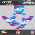 thumbnail image 3 of Kalair GFX Graphics Kit for Husqvarna MX 2 STROKE TC125 and TC250 (2023+) Fresh Series, 3 of 5