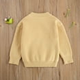 thumbnail image 7 of GYRATEDREAM 6M-6T Baby Unisex Fall Winter Crewneck Pullover Sweater Solid Color Knit Tops, 7 of 7
