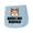AE-Light Blue, variant on Dog Shiba Inu Squad Baby Burp Cloth