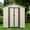 White, 5x3ft, variant on IVV 5X3 FT Metal Outdoor Storage Shed, Practical Garden Tools Organizer Shed House with Apex Roof, Air Holes and Sliding Doors, Weatherproof for Backyard Lawn, Cream White