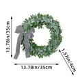 Summer 2024 Spring House Decoration Flower Wreath Rabbit Ear Flower