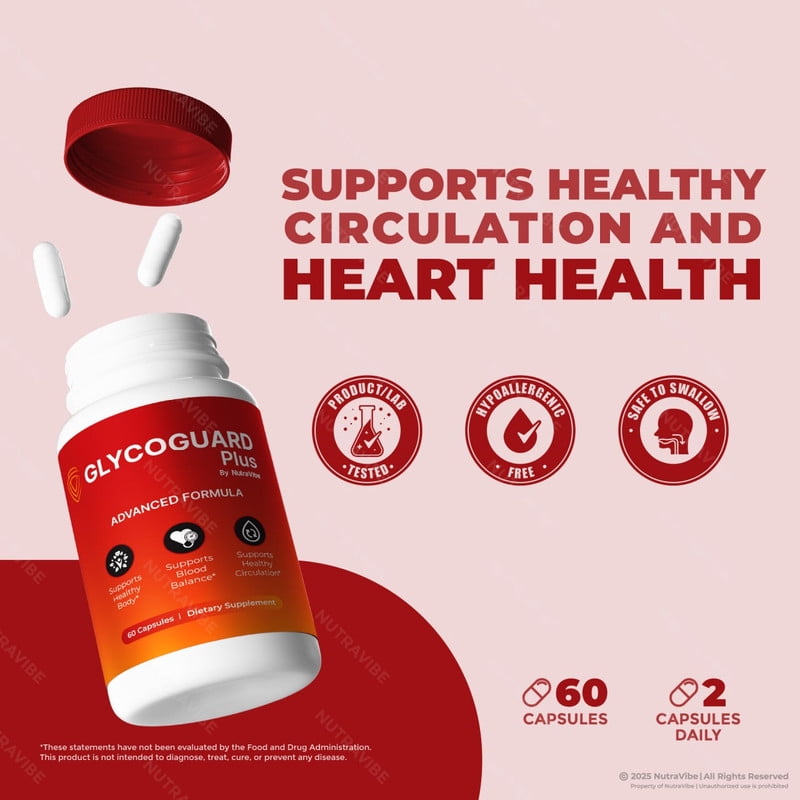 (2 Pack) GlycoGuard Plus Capsules - Official Glyco Guard Plus Pills to Maintain Overall Health, All Natural Blood Formula For Healthy and Stable Levels, GlycoGuard + Review (120 Capsules)
