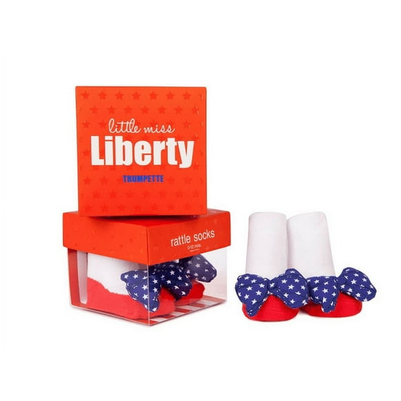 Chaussettes - Trumpette - Petite Miss Liberty Hochet Bébé Accessoires 0-12 Mois