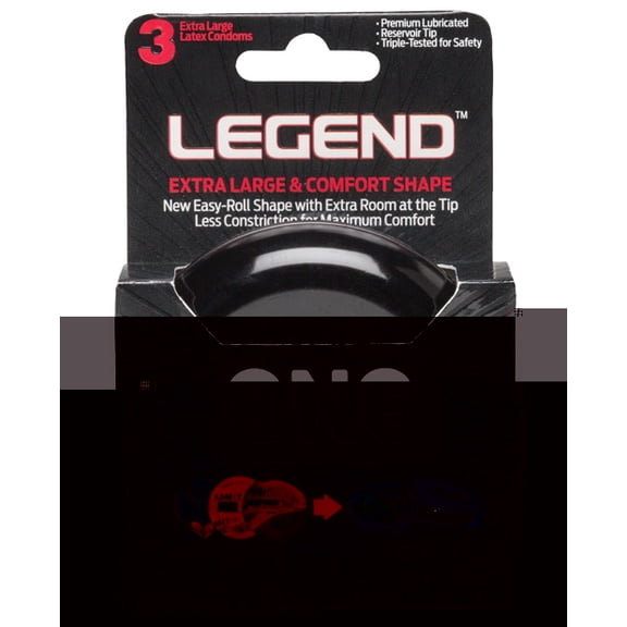 One The Legend XL Condoms - Box of 3