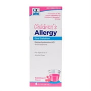 Quality Choice Childrens Allergy Liquid HCI 12.5mg Bubblegum 4oz Each