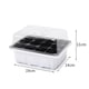 thumbnail image 5 of Caja de cultivo de invernadero de interior con 12 agujeros, bandeja de siembra, juego de caja para vivero, bandeja de germinación de jardinería para cultivo de plantas, 5 of 8
