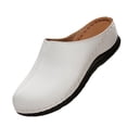 thumbnail image 3 of Bxsruta Women's Slip-On Mules with Thick Cushioned Sole for Casual Comfort, Faux Leather Uppers for Indoor and Outdoor Wear, 3 of 8