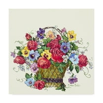 Trademark Fine Art 'Wire Basket' Canvas Art by Barbara Mock