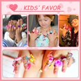 thumbnail image 4 of Little Girl Jewel Rings In Box, Adjustable, No Duplication, Girl Pretend Play And Dress Up Rings (24 Lovely Ring), 4 of 5