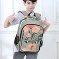 thumbnail image 6 of FORMRS Unisex School Backpack 17" Student Travel Bag with Laptop Compartment, Stars Flower, 6 of 7