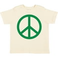 thumbnail image 3 of Inktastic Green Symbol Peace Sign Boys or Girls Toddler T-Shirt, 3 of 5