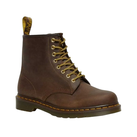 Dr. Martens Unisex 1460 Crazy Horse Lace-Up Boot Round Toe Brown 16 D(M) US