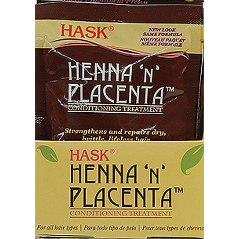 HASK Henna n Placenta Hair Conditioning Treatment with Olive Oil