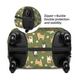 thumbnail image 2 of Fotbe Shiba Inu Dog And Flower Funda Protectora para Equipaje, Antirrayones y Resistente a la Suciedad, Compatible con Maletas de 18 a 32 Pulgadas-Large, 2 of 7