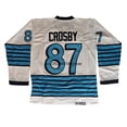 thumbnail image 5 of Jersey de hockey sobre hielo retro de Pittsburgh de Sidney Crosby Jersey 71 Jersey de Evgeni Malkin Suéter con costuras para hombre de EE. UU. M-3XL, 5 of 5