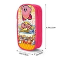 thumbnail image 2 of Kirby Big Capacity Pencil Case, Aesthetic Pen Pouch Storage Bag, Office Supplies Organizer, Pen Cases Pencil Bag with Multiple Compartments, 2 of 7