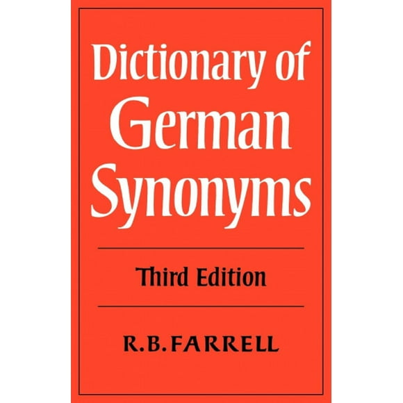 Dictionary of German Synonyms