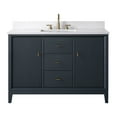 thumbnail image 4 of Vanity Art 48" Bathroom Vanity with Sink and Engineered Marble Top, Freestanding Storage Cabinet with 2 Drawers, 2 Shelves and 1 Flip Down Tray, 4 of 6