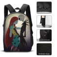 thumbnail image 3 of The Nightmare Before Christmas Backpack 3 Piece Collection 17 Inch School Bag Insulated Lunch Boxes and Pen Organizer, 3 of 5