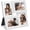 White, variant on 4x6 Collage Picture Frame Tempered Glass Front, Displays Four 4x6 Photo, Family Photo Collage Frame, Wall Decor Wall Hanging or Tabletop, White