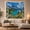 Alpine Lake View, variant on Tropical Beach Sunset View Over Balcony With Ocean and Palm Trees, Serene Coastal for Ocean Lovers, Scenic Wall Art Decor, Housewarming Gift, Tapestry Wall Hanging for Bedroom and Living Room