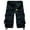 Dark Blue, variant on Lolmot Shorts for Men Pure Color Cargo Pants Outdoor Pocket Beach Work Trouser Summer Casual Baggy Five Cent Shorts