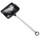 thumbnail image 2 of Mesh Fish Tank Net with Long Handle Telescopic Fine Mesh Fishnet with Extendable 27.5-50.5cm Long Handle for Aquarium Lakes Ponds Fish Tank (8x10cm), 2 of 3