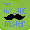 thumbnail image 4 of Inktastic I'm the Little Mister with Mustache Boys Baby Bib, 4 of 4
