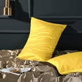 thumbnail image 6 of Ntbay 2 Pack Silky Satin King Pillowcases for Hair and Skin, Luxury and Soft Pillow Cases with Envelope Closure, 20" x 40", Yellow, 6 of 6