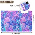 thumbnail image 3 of FORMRS A4 Clipboard Folder with Pen Holder Horizontal Foldable School Office Binder, Purple Starfish Pattern, 3 of 9