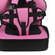 thumbnail image 2 of Asiento elevador de coche con respaldo alto, portátil, de polietileno, convertible, para bebés, color rosa, 2 of 5