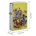 thumbnail image 2 of Pixie, Dixie y el señor Jinks-theme Copper Metal Lighter Shell, Premium Replacement Refillable Lighter Case with Durable Metal Construction, Compatible with Zippo and Most Standard Lighter Models, 2 of 6