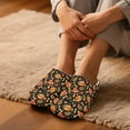 thumbnail image 3 of Chaqlin Mushroom Pumpkin Orange Anti Skid Gifts Slippers Non Slip Rubber Sole Soft Plush Fuzzy Indoor Outdoor House Shoes Warm Cozy Comfy Comfortable Sole, 3 of 7