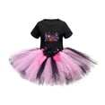 thumbnail image 4 of UJNDER Girl's Enchanting Halloween Witch Dress with Playful Tutu Skirt for Fancy Dress Party and Events Toddler Girl Outfits,Pink_006,1-2 Years, 4 of 4