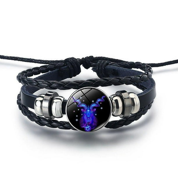 EZLIFE Pulsera de manifestación serena con piedras preciosas de las 12 constelaciones, nueva versión mejorada S2