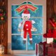 thumbnail image 2 of Muñeco navideño columpio juguete manualidades decorativas lindo árbol de Navidad colgante adorno Muñeco de nieve, 2 of 9