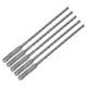 thumbnail image 4 of 5PCS Impact Drill Bits with Carbide Tip Rotary Hammer Bit 2 Flute Spiral Bits for Brick Concrete 210mm 6mm / 0.24in, 4 of 5
