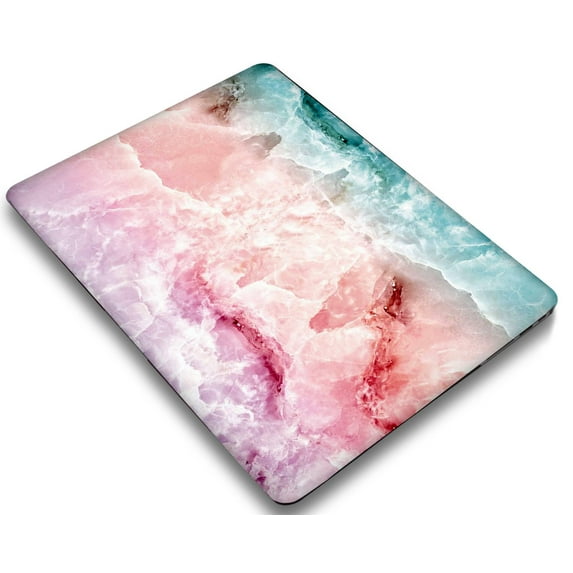 KSK KAISHEK Compatible MacBook Air 13 inchs Case 2018/2019/2020/2021/2022 Release Model A2337 m1/A2179/A1932, Plastic Hard Case Shell Cover + Black Keyboard Cover, Marble A 291