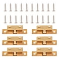 thumbnail image 1 of BEADCEST 10 Pcs Door Catches Hardware Copper Golden for Various Uses, 1 of 5